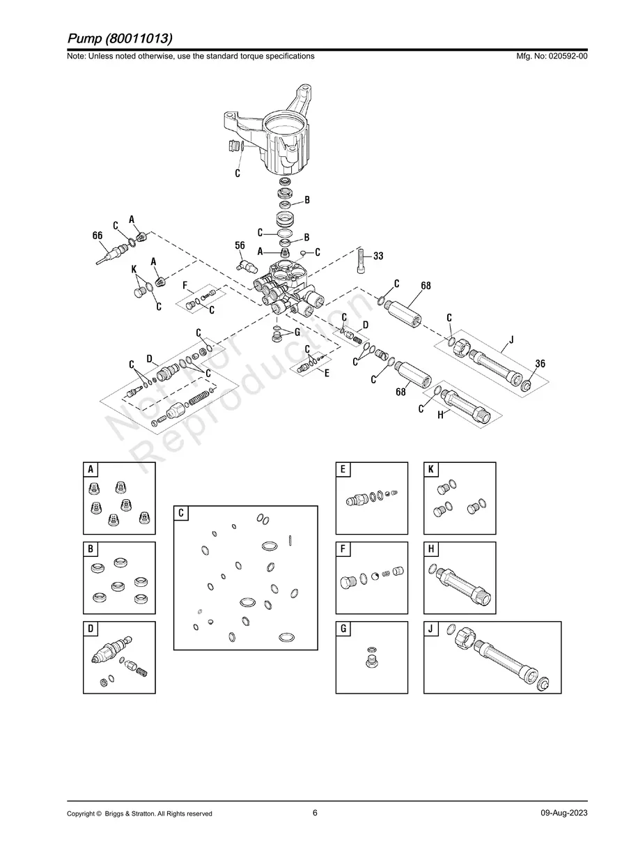 BRIGGS AND STRATTON, 020592-00, IPL.6